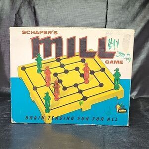 Rare Vintage Old SCHAPER'S MILL GAME 1960's Boxed